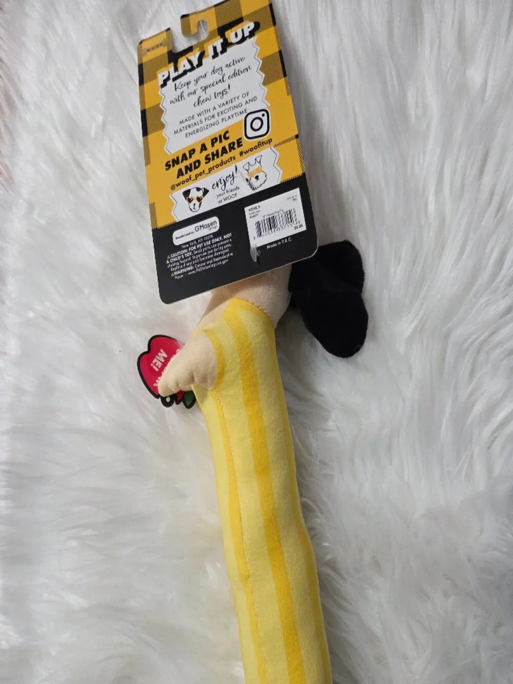 Woof Pencil Dog Plush Pet Toy